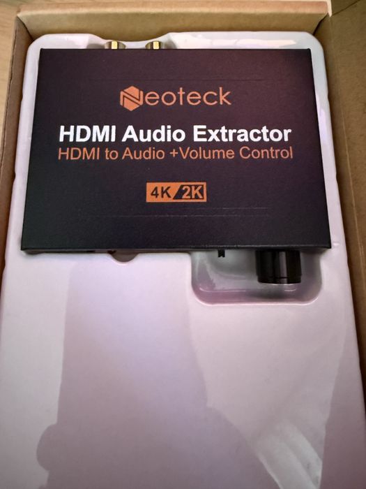 Neoteck HDMI Audio Extractor la RCA sau SPDIF