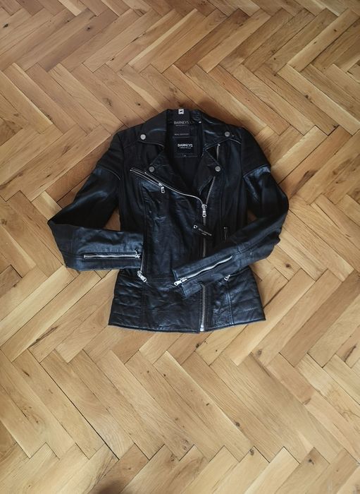 Дамско кожено яке естествена кожа размер XS