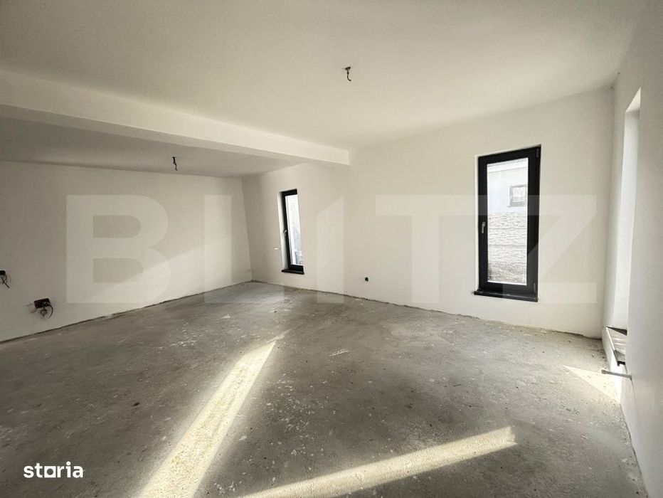 Casa parter 121 mp, 2 dormitoare, 331 mp teren, Leamna de Jos