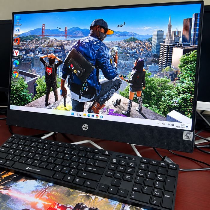 Моноблок HP 22" - мощный Core i3 10100T