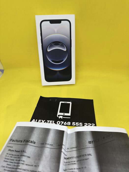 Alex-Tel® Apple iPhone 16e 256GB Black Sigilat Nou