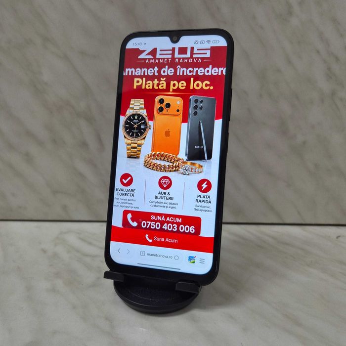 Telefon Xiaomi Redmi 15c Negru 256gb Zeus Amanet Rahova 36682 / 36706