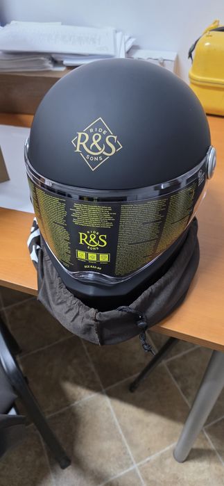 Casca XL  moto retro clasic, produs nou