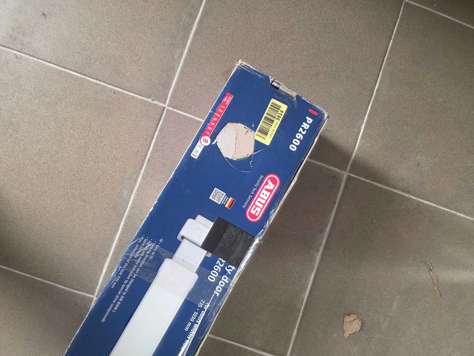 Incuietoare usa ABUS PR2600 W cu cilindru, pentru foi de usa de la 735 la 1030 mm, alb