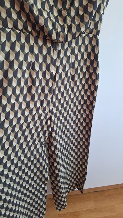 Salopeta crac lung, larg, material matasos