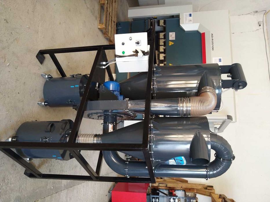 Циклонно сепарираща и филтрираща система QFIL-2.2 kW, Аспирация
