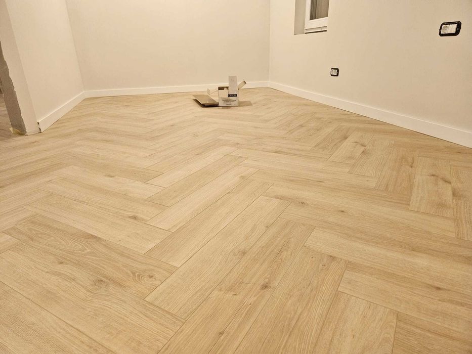 Montaj parchet laminat /SPC Clasic & Herringbone/ Plinte MDF, Duropolimer sau PVC