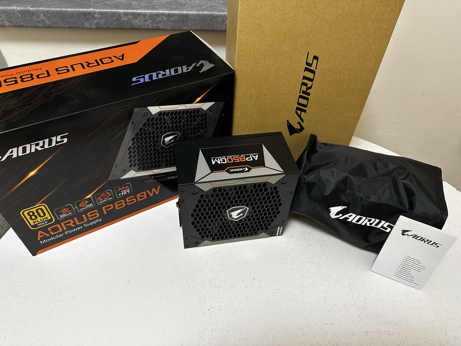 Компютърно захранване / PSU, Gigabyte Aorus 850w gold modular, топ