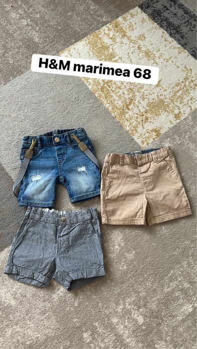 Lot pantaloni scurti h&m marimea 68