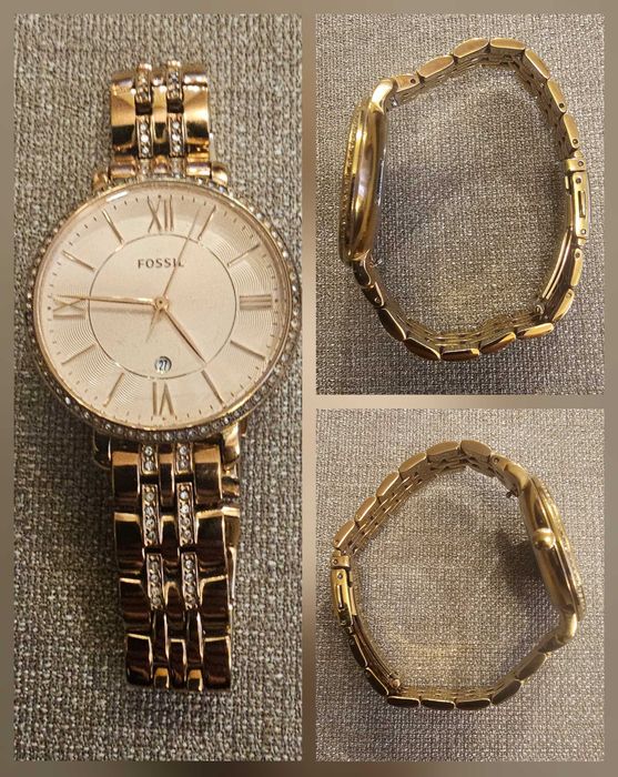 Дамски часовник  GARDE GOLD и FOSSIL Jacqueline с кристали