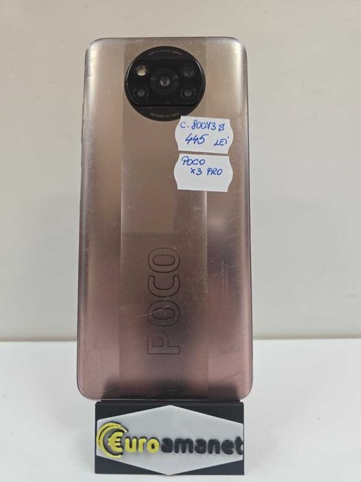 Telefon mobil POCO X3 PRO, Dual SIM, 256GB, 8GB RAM, 4G, Metal -P-