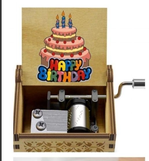 Musiqa chaladigan quticha, sovg'a uchun. Music box for gift