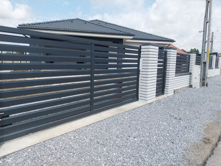 Porti si garduri din aluminiu