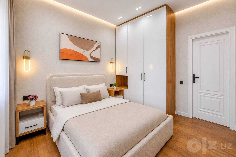 2 раздельные комнаты (45 м²) с видом во двор на 3 этаже в BI SADO`