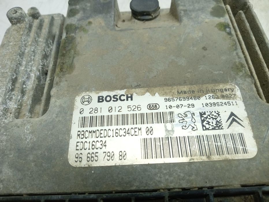 Calculator motor ECU 9657699480 Peugeot 206 1 (facelift) (2002 - 2009)