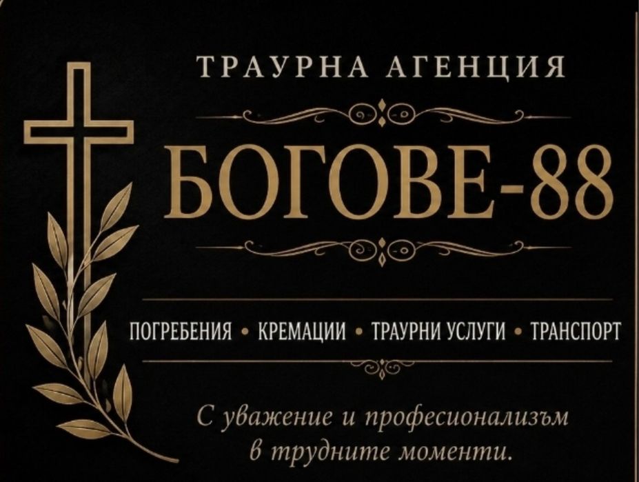 Денонощна траурна агенция Богове-88