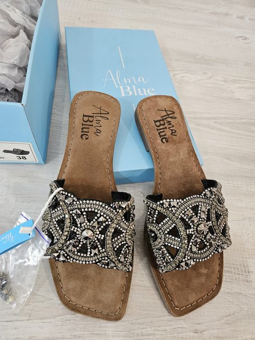 Sandale Alma En Pane,Mărime 38,Piele