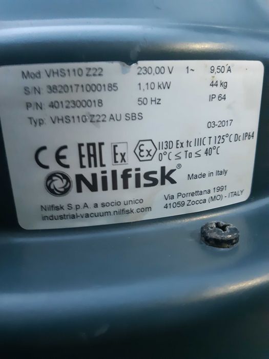 Aspirator industrial NILFISK