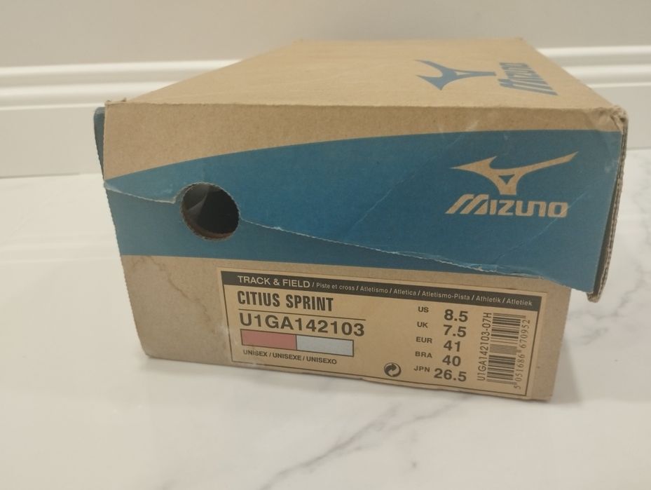 Шпайкове Mizuno 41