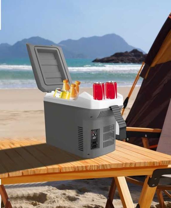 Електрическа хладилна кутия 8L за автомобил, каравна, кемпер, 12V 220V