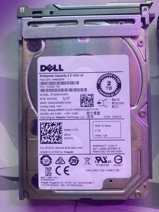 Hard Disk 2TB SAS