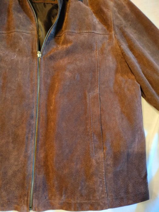 haina piele intoarsa pt barbati
