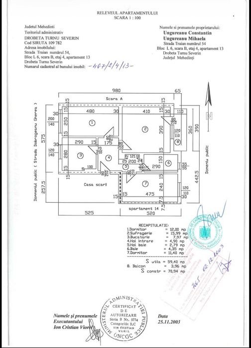 Apartament 3 camere - central - Drobeta Turnu Severin