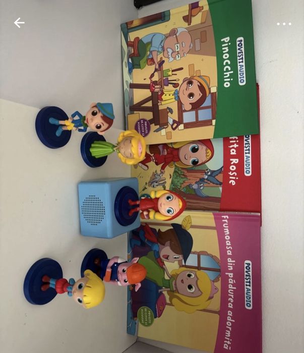 Set boxa audio litera si figurine