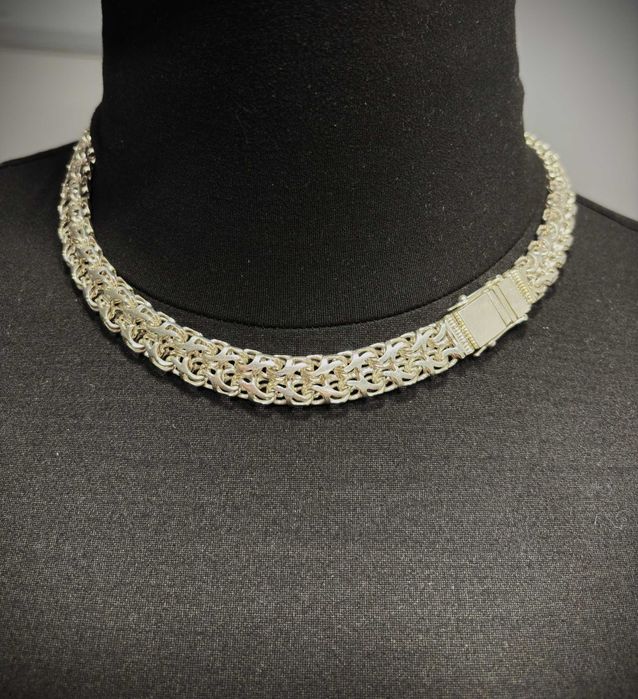 Seturi Argint 925 Masiv Handmade Byzantine Lant Bratara