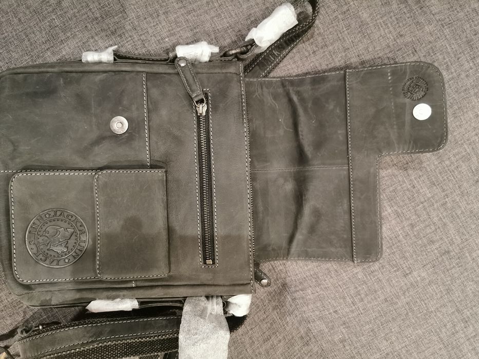 Geantă de umăr Jack's Inn 54 Bad Ass Neagră