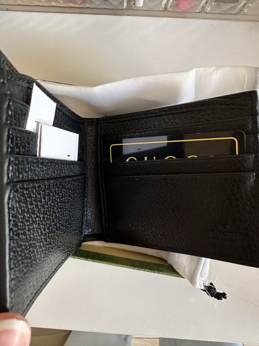 Мъжки портфейл от естествена кожа GUCCI