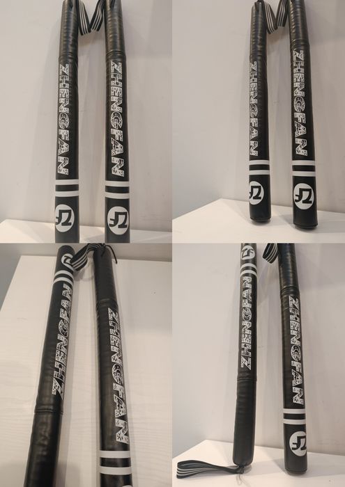 Țintă cu băț pentru arte marțiale, piele PU, 2 bucăți noi