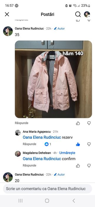 Haine fete primavara