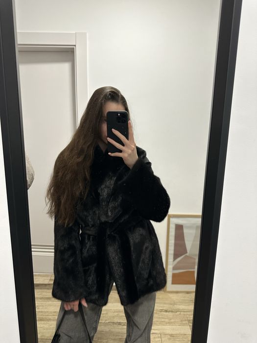 палто естествен косьм от норка