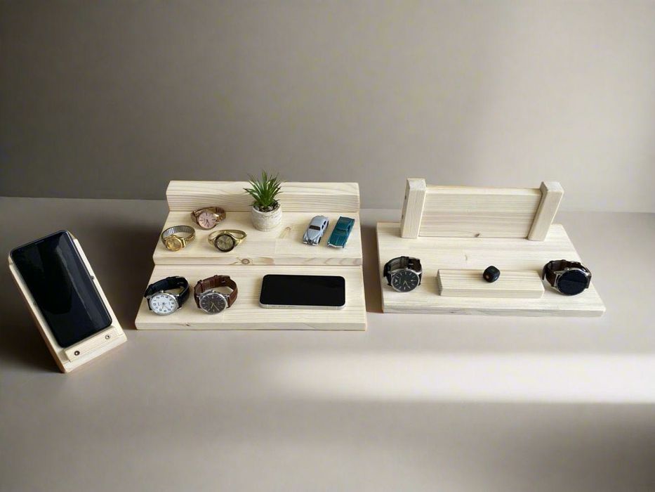 Set placi decorative lucrate manual, lemn masiv - obiecte de colectie