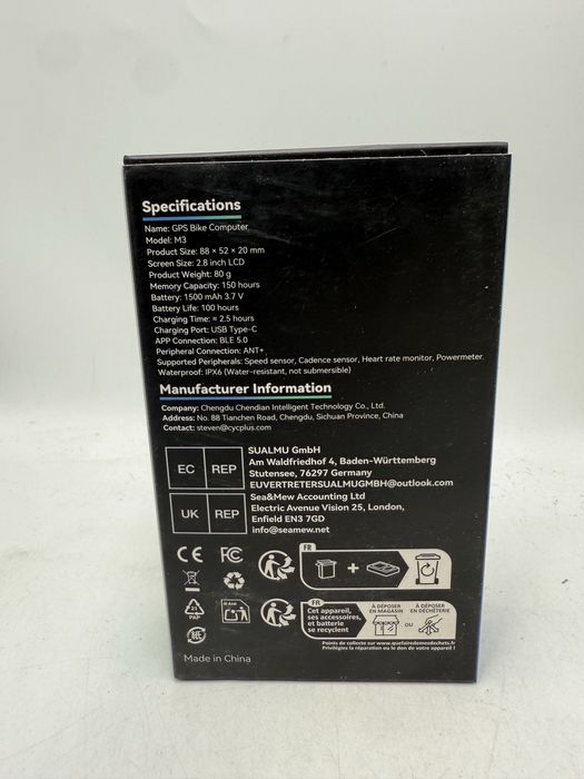 Ciclocomputer Cycplus M3 GPS Sigilat Oferta