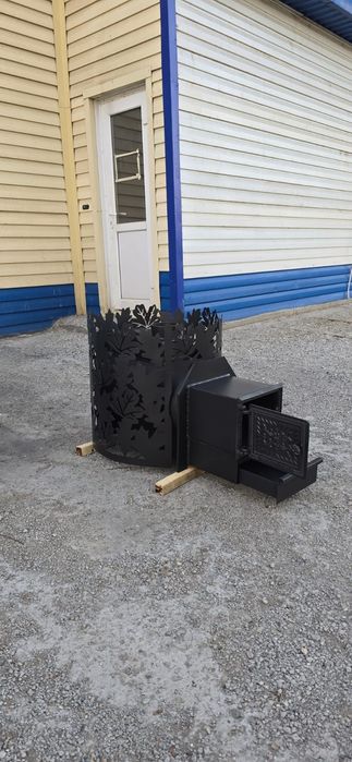 Продам печь для бани на угле