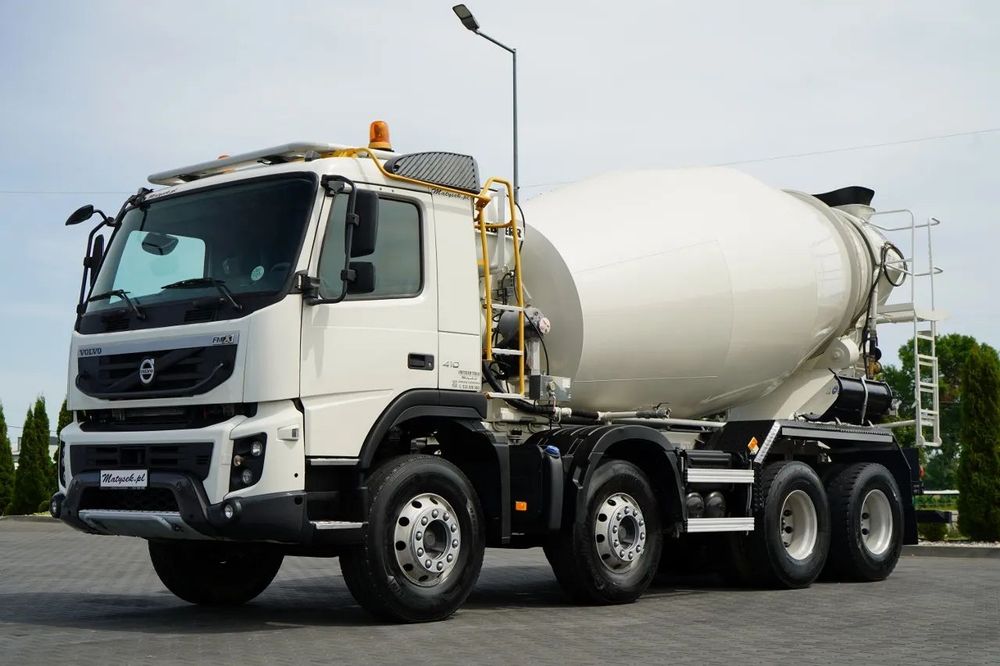 Volvo FMX 410 / 8x4 / BETONIERĂ / BETONIERĂ / LIEBHERR / 9 M3 / I-SHIFT / JANTE DIN ALIAJ / EURO 5