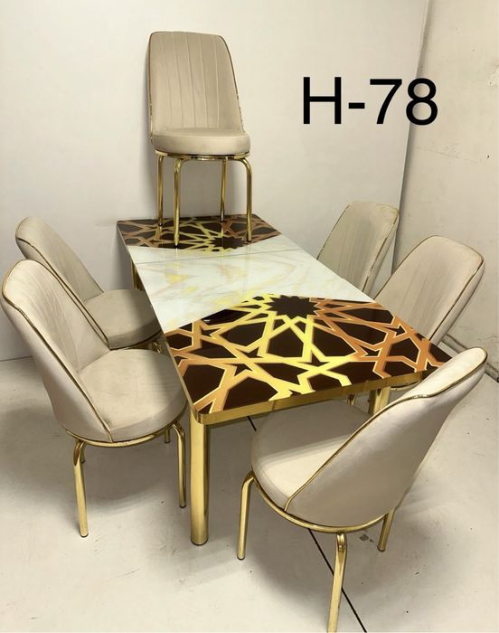 Маса ТРАПЕЗНА и 6 стола