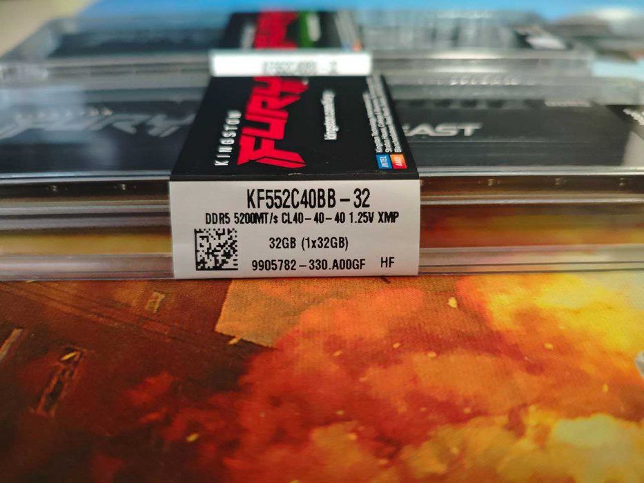 RAM памет Kingston FURY DDR5 64Gb(2×32Gb) 5200MHz НОВА с ГАРАНЦИЯ!