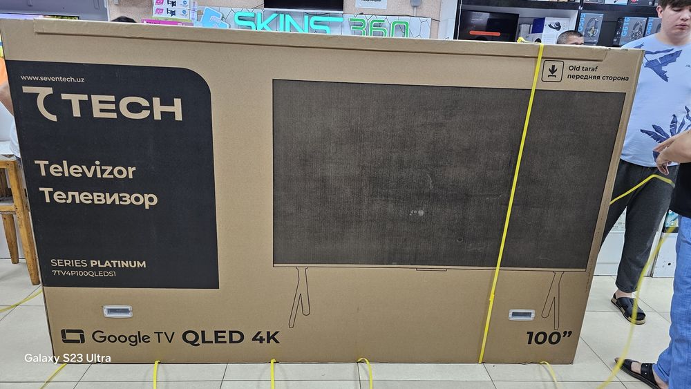 Премиум телевизор SEVENTECH 100Qled S1 Smart 4k Google Tv