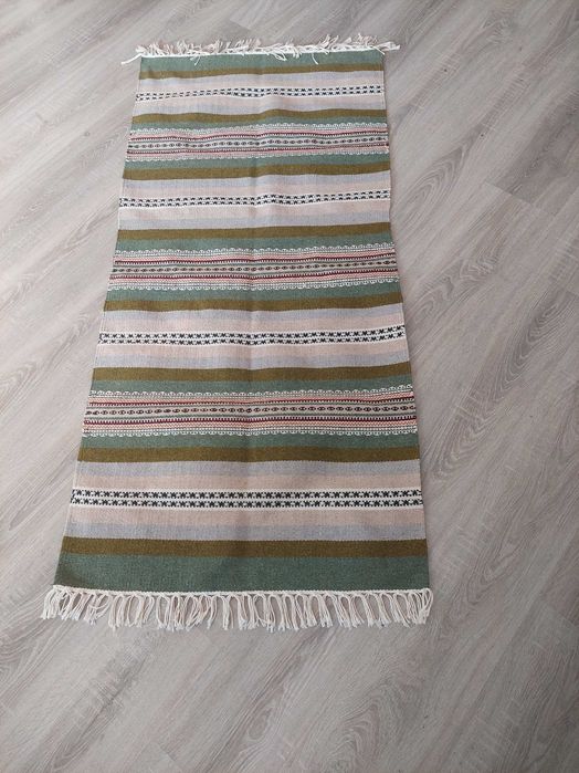 Covor rustic ,carpete lana - 2 bucati, model deosebit