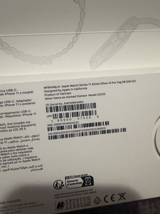 Apple watch seria 11 , 42mm