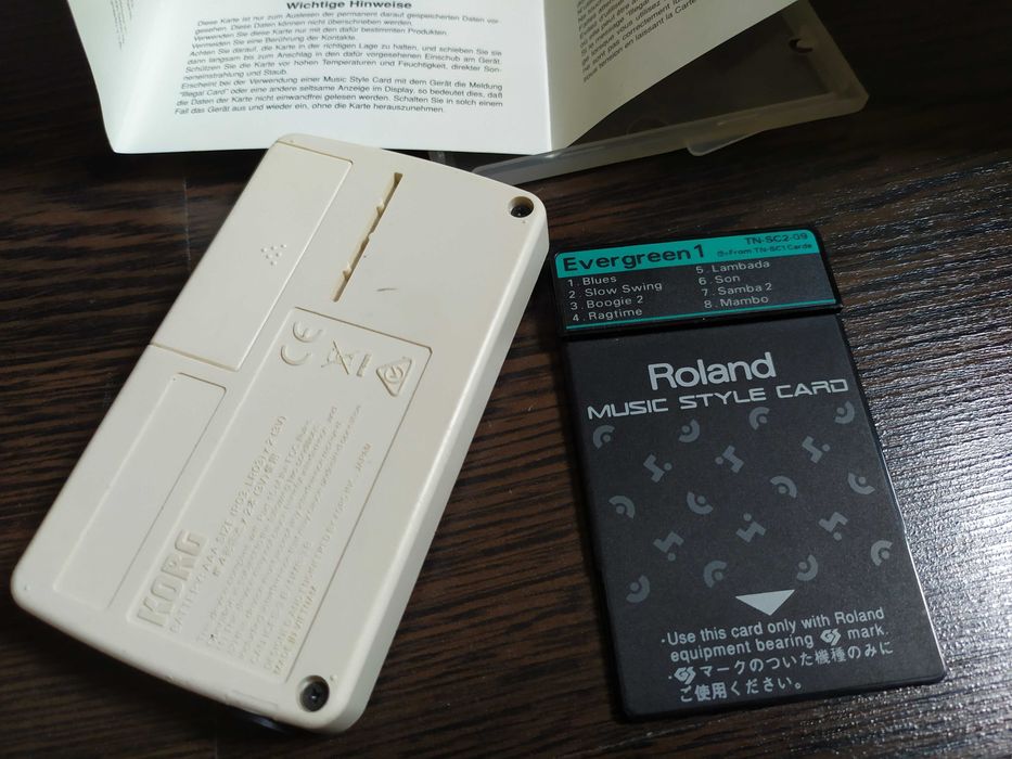 Corzi Chitara vechi, Korg / Roland card si Clifton/Shirt sound effects