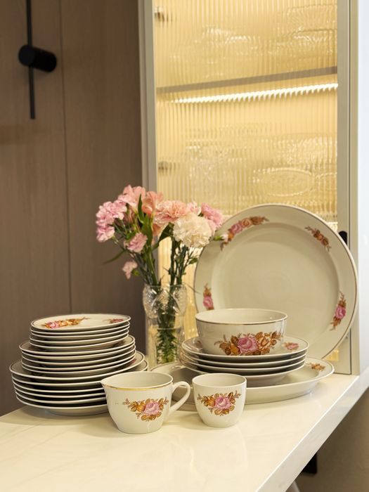 Советский сервиз. Фарфор СССР.