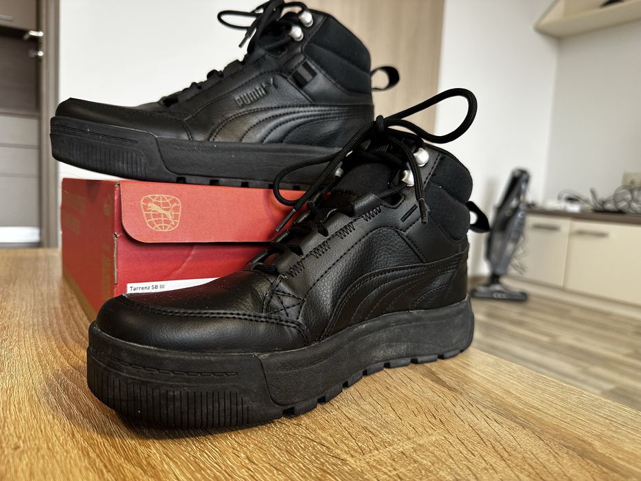 Пума ниски кожени боти 41