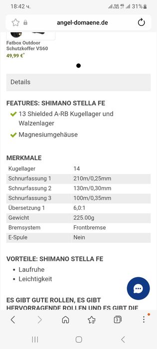 Shimano Stella 3000 FE