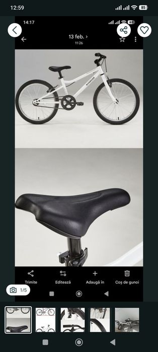 Bicicleta copii ca nouă