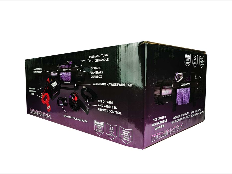 Лебедка DOMINATOR D95000SR 12V/24V
