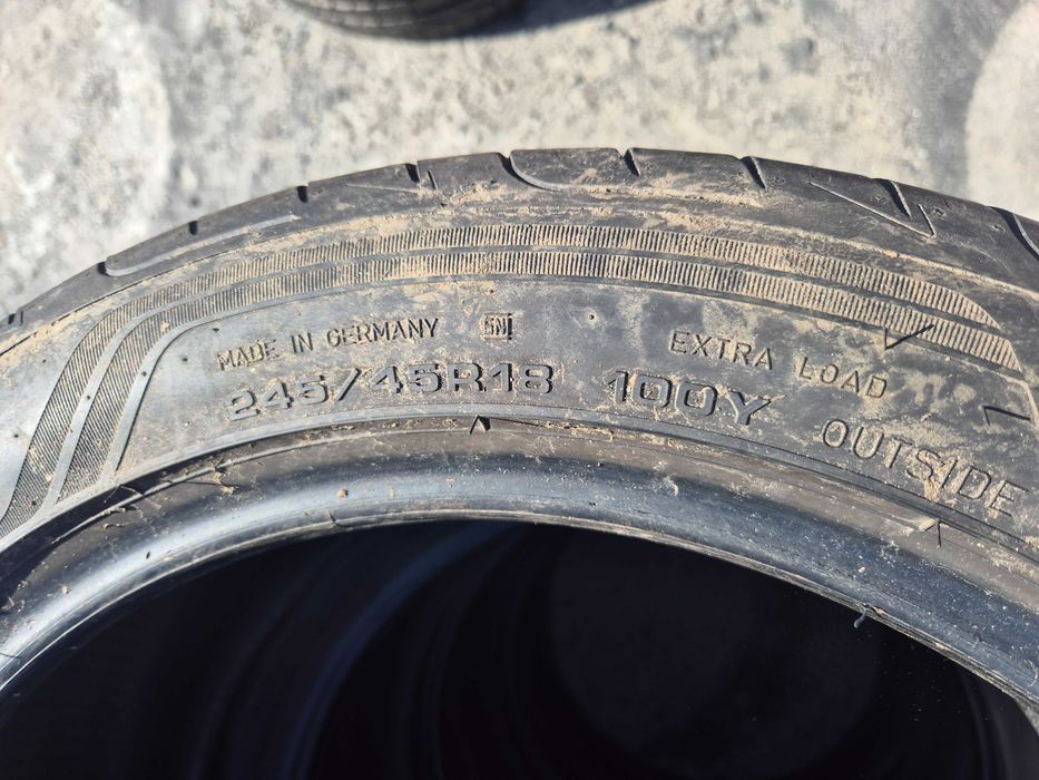 2 Anvelope de VARA - 245/45/18 100Y XL - GoodYear Eagle - Stare F BUNA - DOT 2019 !